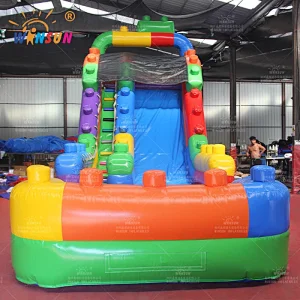Inflatable Lego Slide