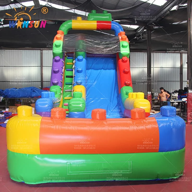 Inflatable Lego Slide