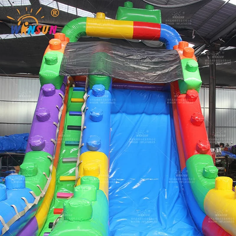 Inflatable Lego Slide