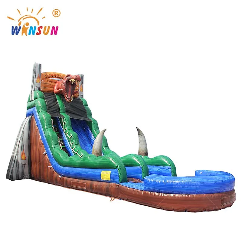 Inflatable Jurassic Rush Water Slide