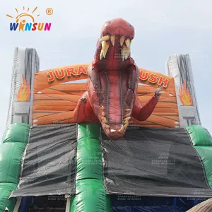 Inflatable Jurassic Rush Water Slide