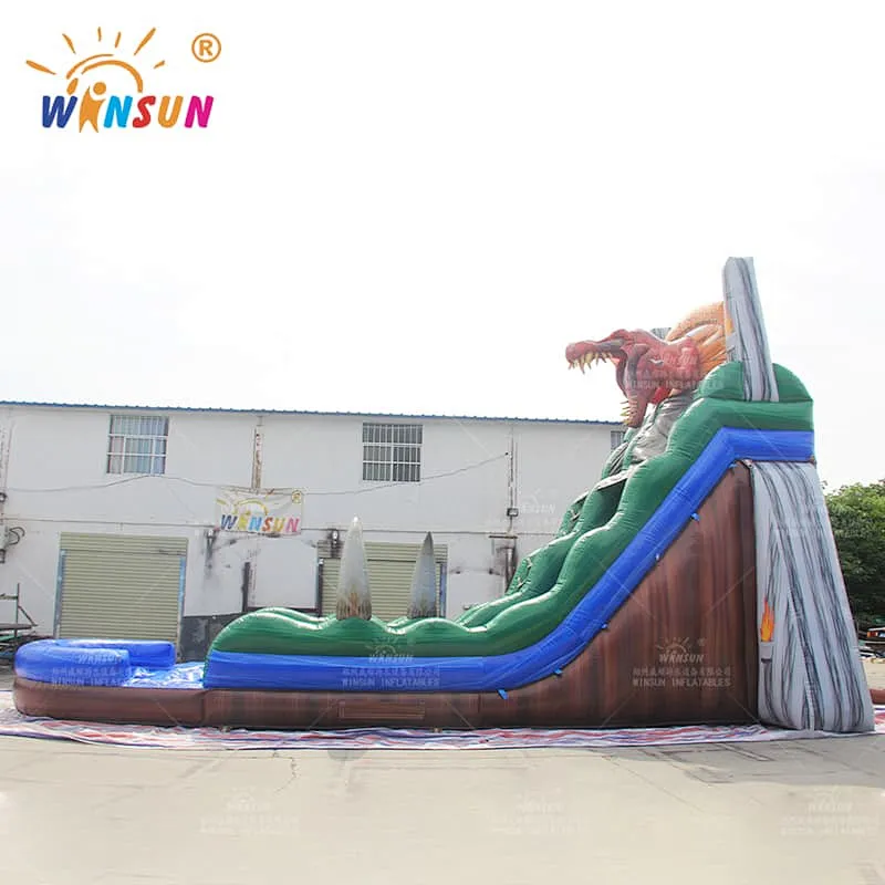 Inflatable Jurassic Rush Water Slide