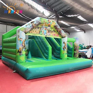 Minecraft Theme Inflatable Bounce House