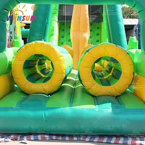 Jungle Theme Inflatable Obstacle Course