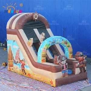 Pirate Theme Inflatable Dry Slide