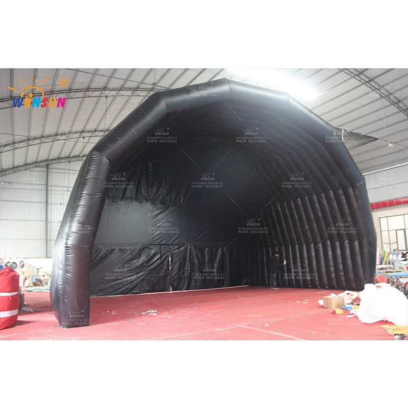 Inflatable Black Stage Cover Tent