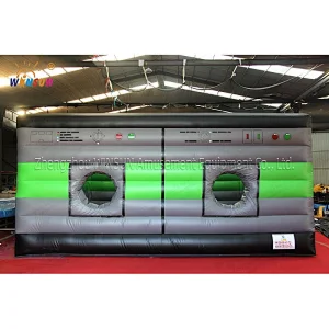 Washing machine inflatable bouncer