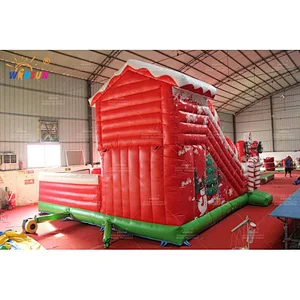 Inflatable Playground with Christmas theme