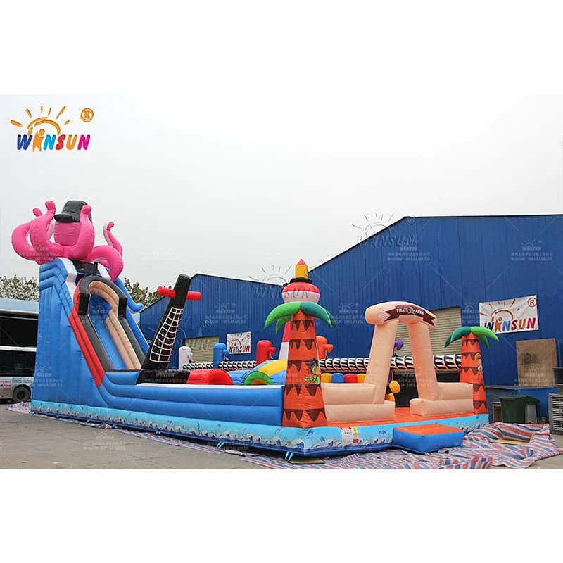 Inflatable Pirate Ship Trampoline