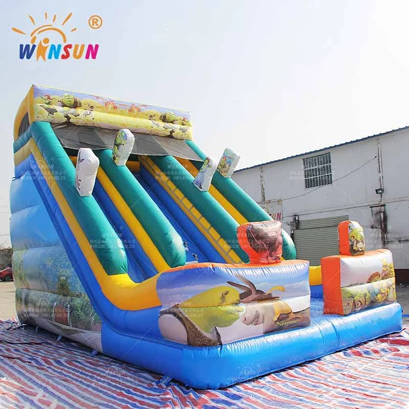 Shrek Inflatable Slide