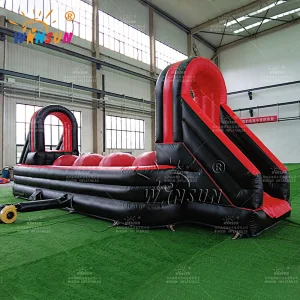 Inflatable Wipeout Course Big Red Balls