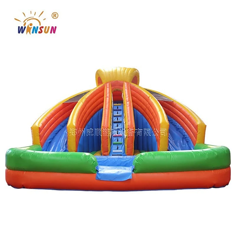 Inflatable water slide