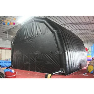 Inflatable Black Stage Cover Tent