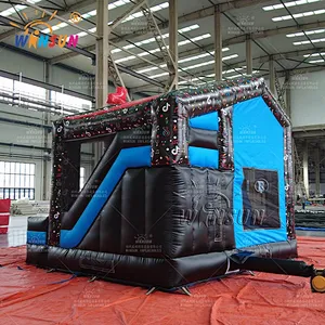Custom Inflatable Jumping and Slide Combo with Tik Tok theme