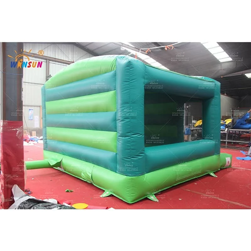 Forest jumping house with slide