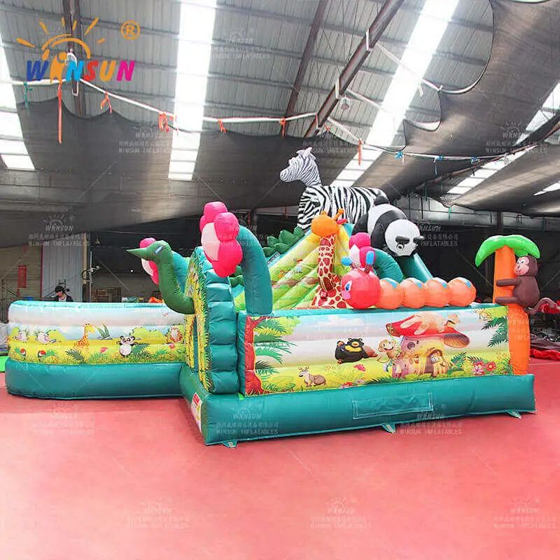 Animal Kingdom Inflatable Playground