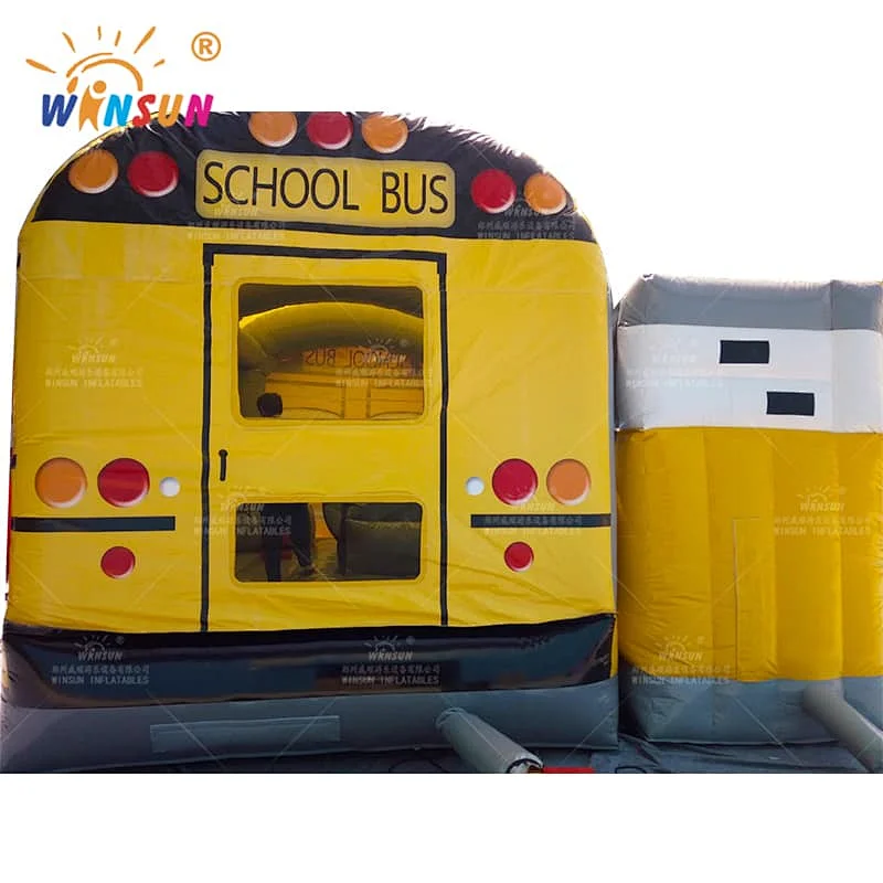 Inflatable School Bus Combo