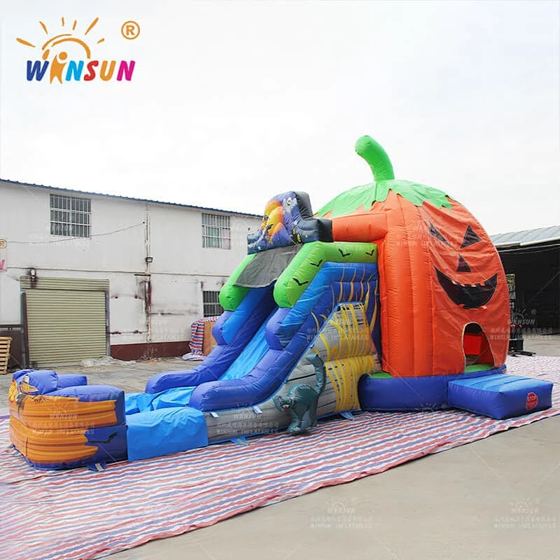 Jack-O-Lantern Bounce House Combo