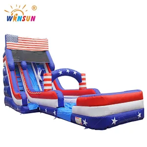 Inflatable Water Slide Stars and Stripes