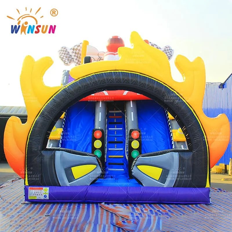 Race Car Inflatable dry slide