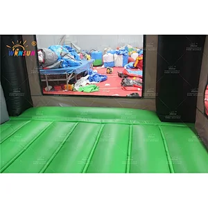 Halloween jumping castle with slide and pool