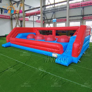 Extreme Ball Run Inflatable Wipeout Game