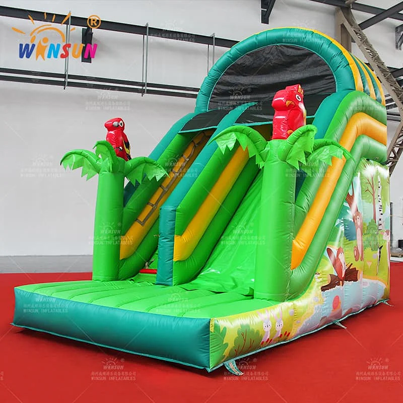 Inflatable Slide Jungle Animals Theme