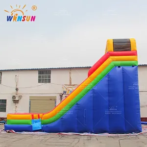 Dual Lane Inflatable Dry Slide