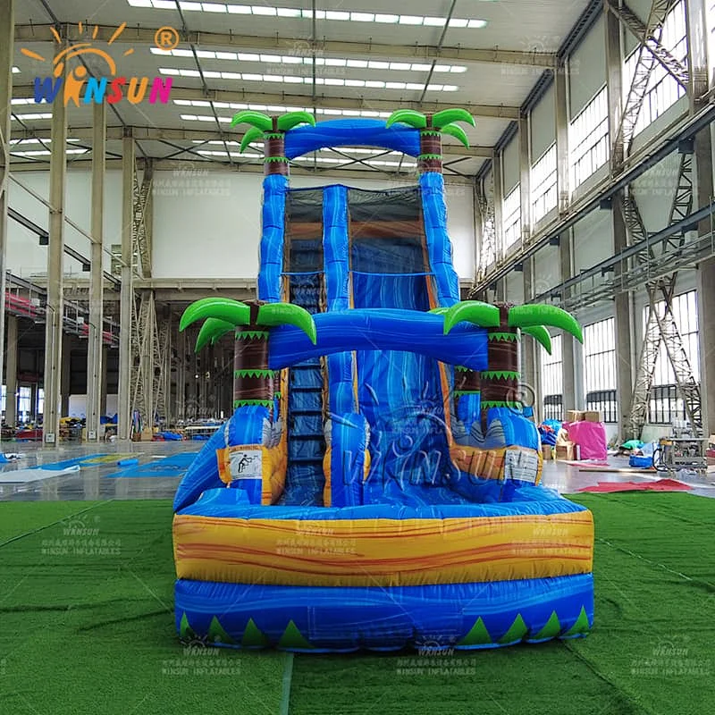 Inflatable Blue Marble Water Slide