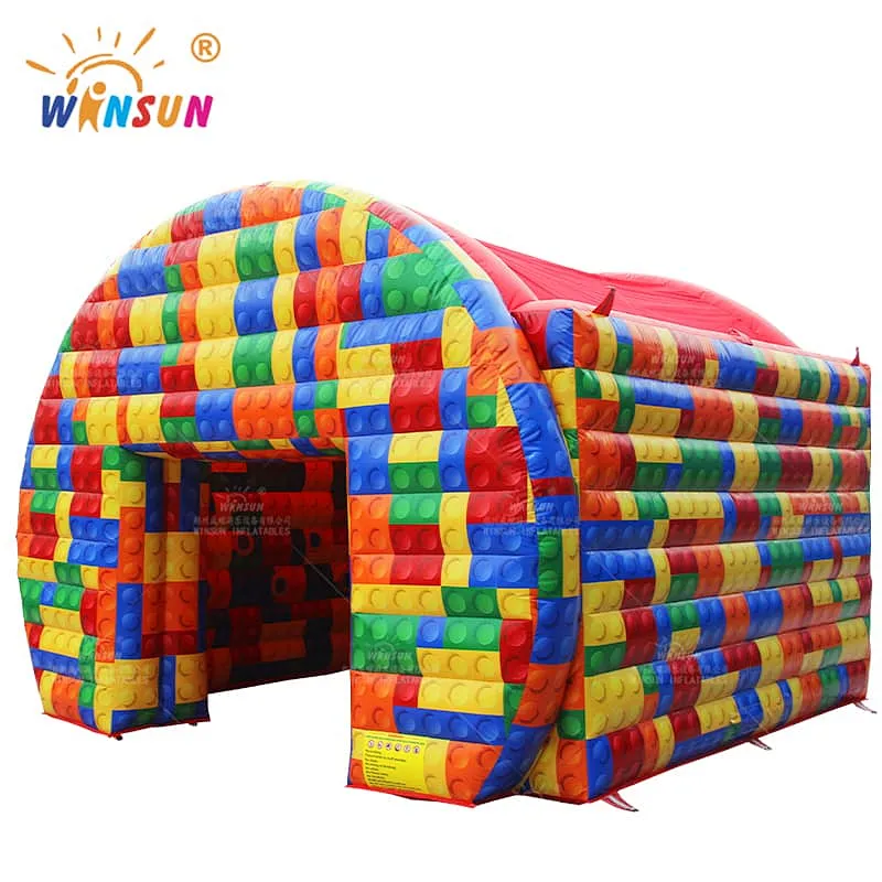 Lego-themed Inflatable Ips Game Arena