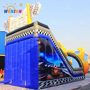 Race Car Inflatable dry slide