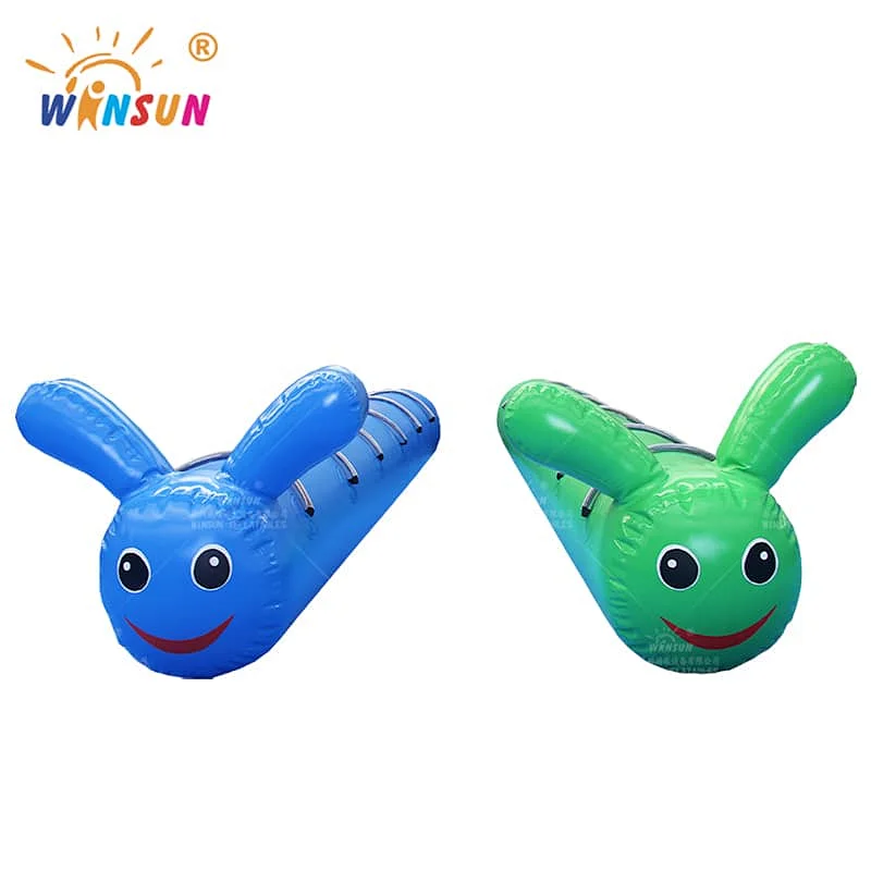 Inflatable Jumping Caterpillar Racing Game