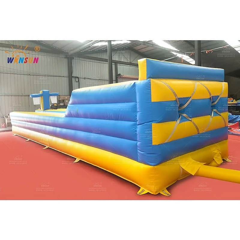 Inflatable Bungee run with basketball hoop
