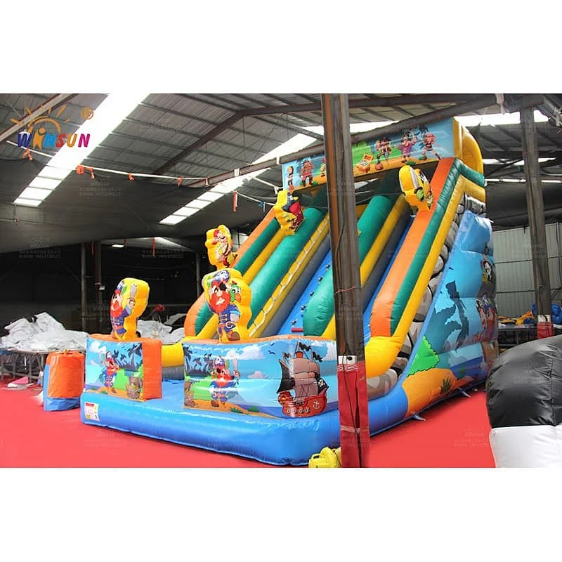 Pirate inflatable slide