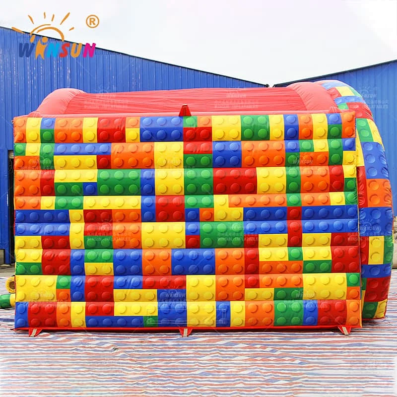 Lego-themed Inflatable Ips Game Arena