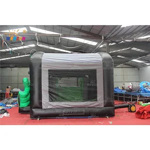 Halloween jumping castle with slide and pool