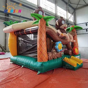 Inflatable Bounce House Monkey Theme