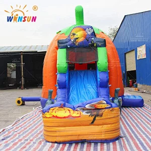 Jack-O-Lantern Bounce House Combo