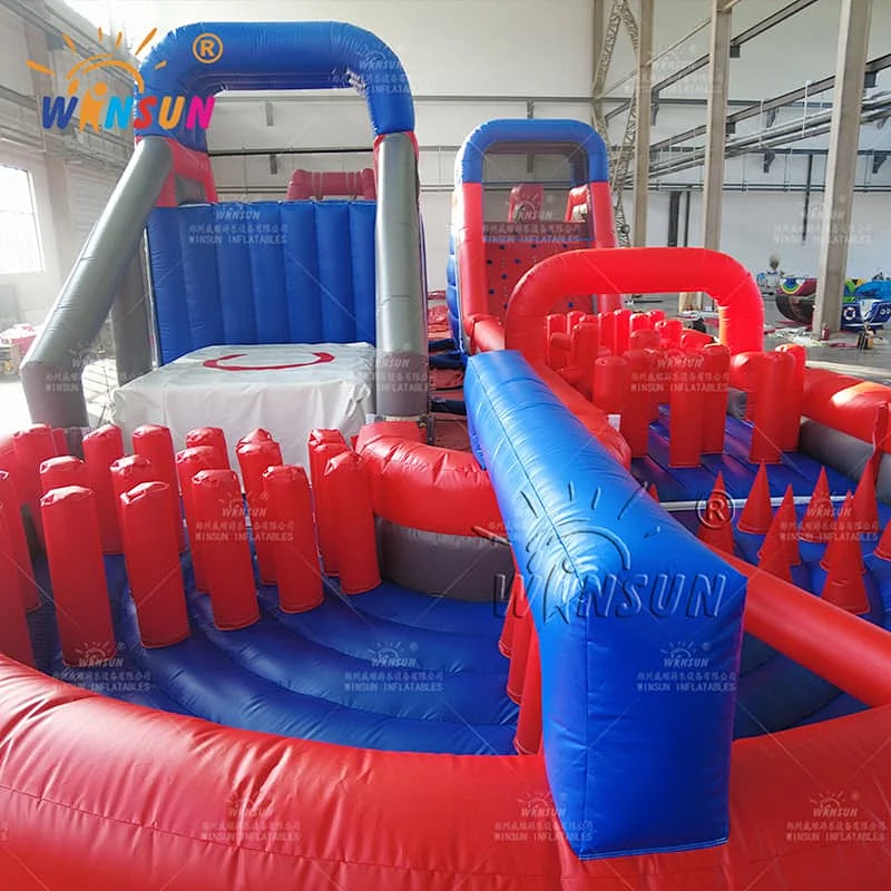 Inflatable U-shaped Obstacle Course