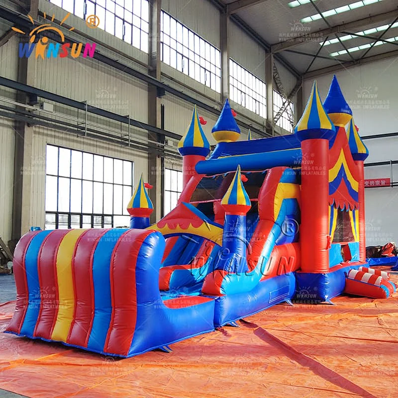 Carnival Inflatable Castle with Slide