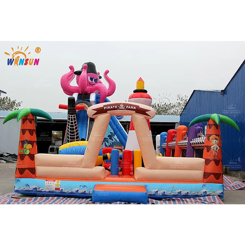 Inflatable Pirate Ship Trampoline
