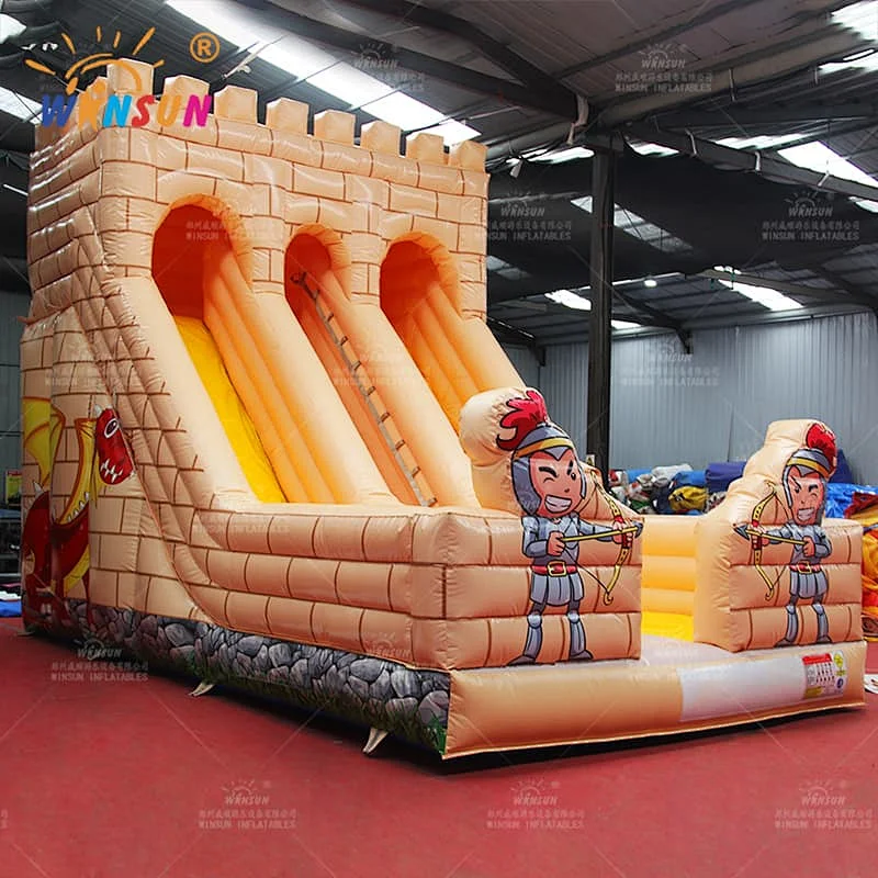 Commercial Knight Inflatable Slide
