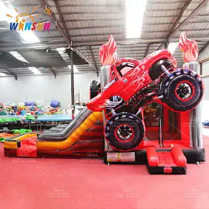 Monster Truck Bounce Slide Combo
