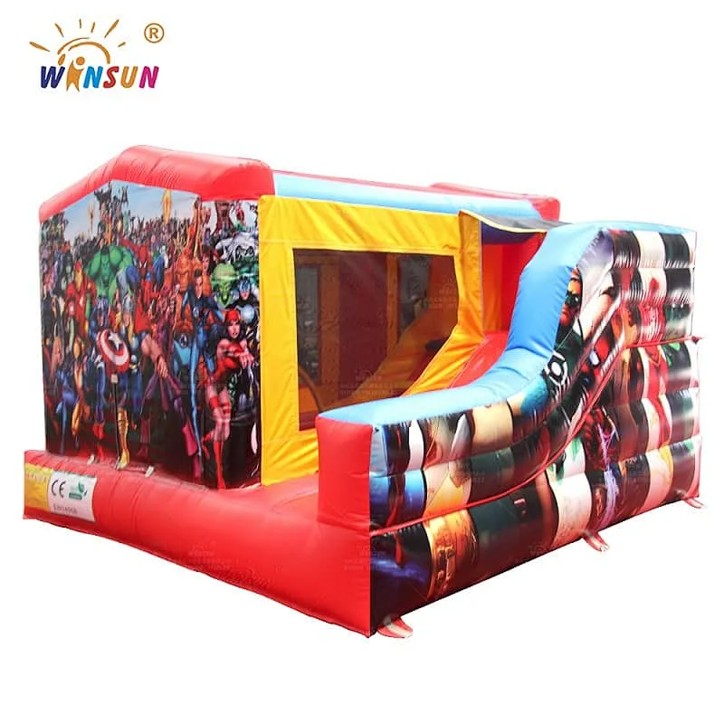 The Avengers moonwalk with slide
