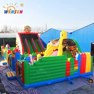 Giant Inflatable Lego Playground