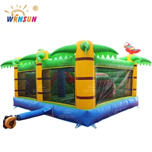 Monkey Inflatable Jumping Castle with slide