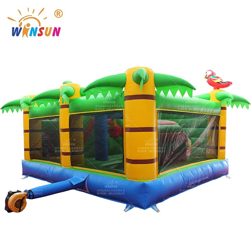 Monkey Inflatable Jumping Castle with slide