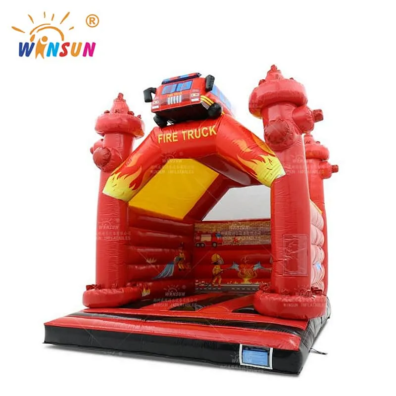 Inflatable Bouncy Castle Fire Brigade