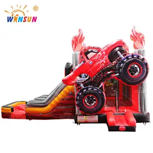 Monster Truck Bounce Slide Combo