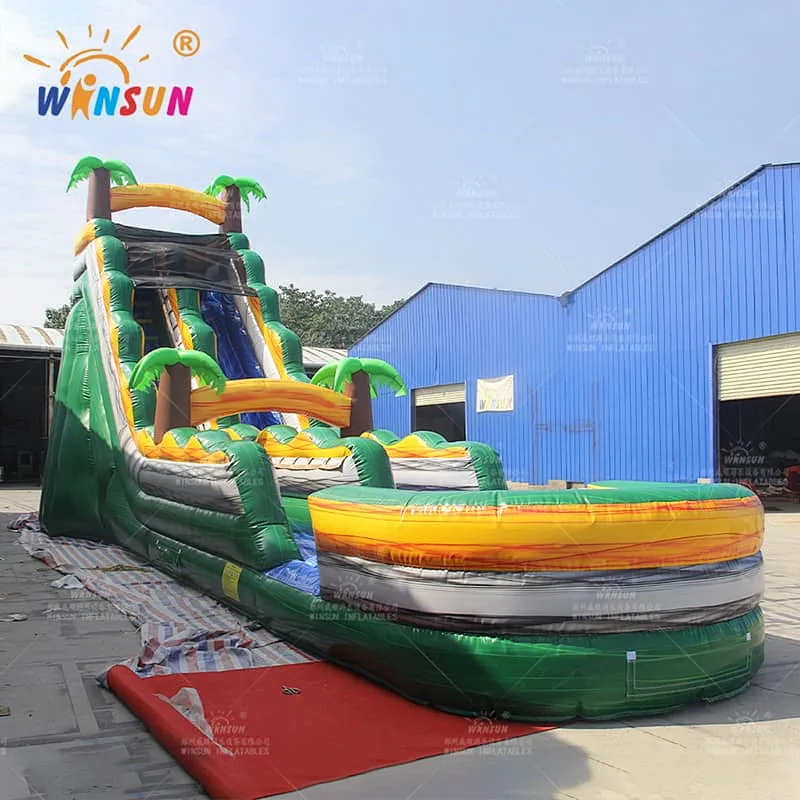 Giant Marble Inflatable Water Slide